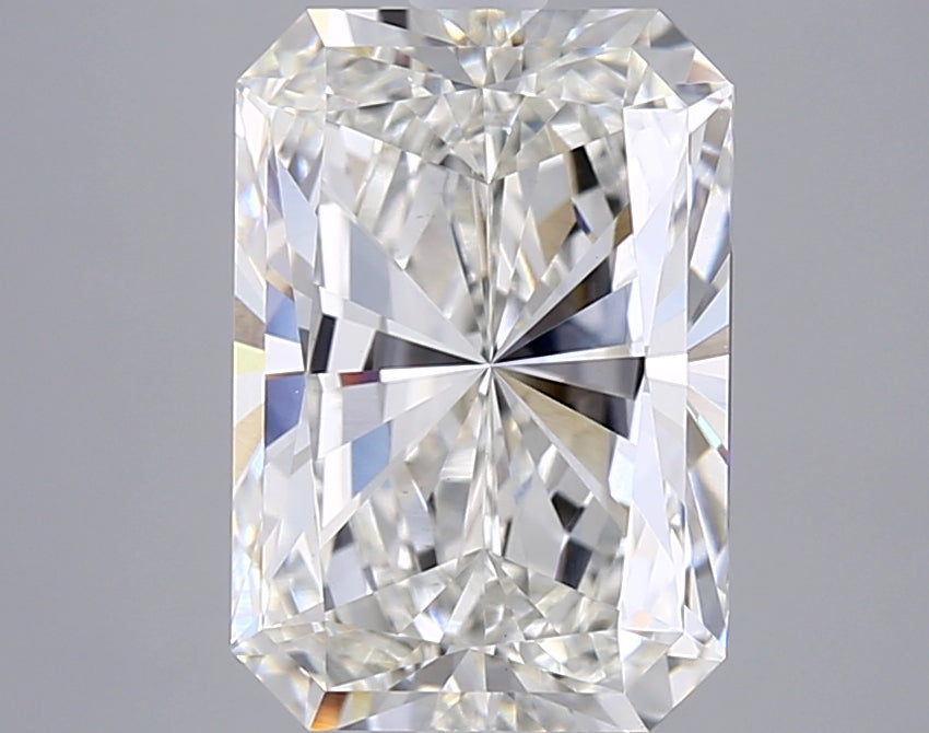 3.99 Carat Radiant Shaped, Ideal Cut, G Color, VVS2 Clarity, IGI Certified Lab Grown Diamond