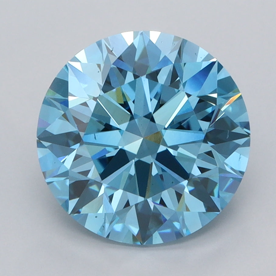 3.54 Carat Round Shaped, Ideal Cut, VS1 Clarity, IGI Certified Lab Grown Diamond