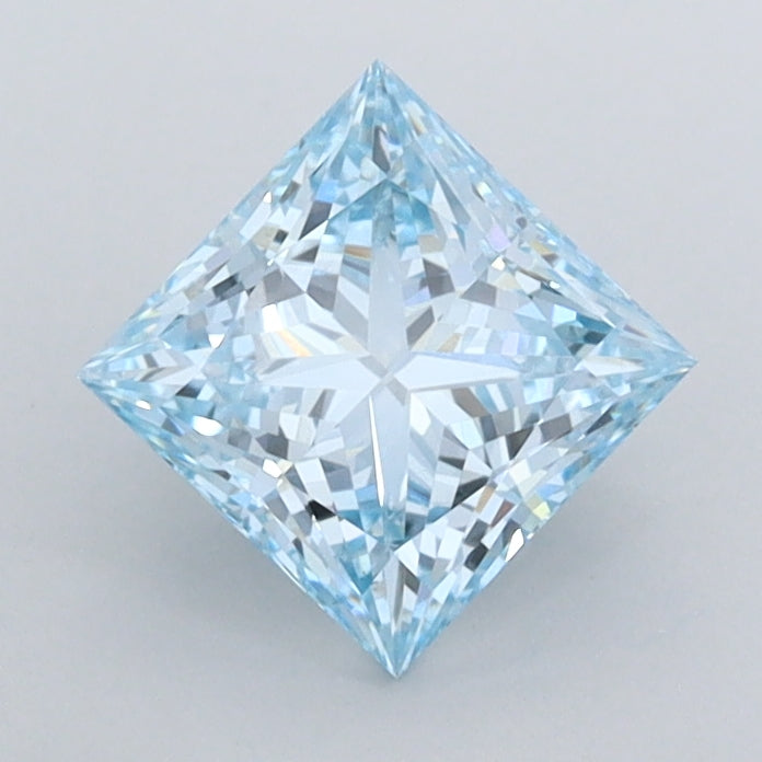 1.01 Carat Princess Shaped, Ideal Cut, VS1 Clarity, IGI Certified Lab Grown Diamond