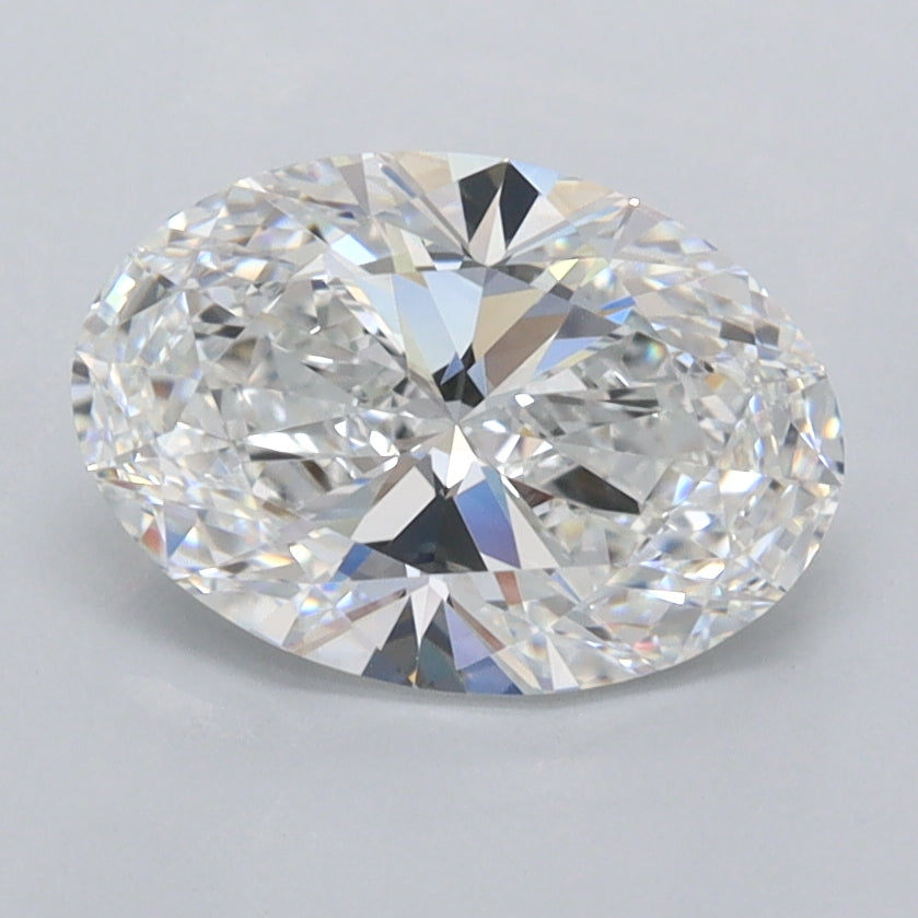 1.63 Carat Oval Shaped, Ideal Cut, D Color, FL Clarity, IGI Certified Lab Grown Diamond