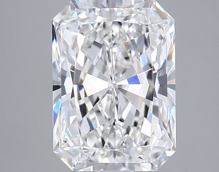 2.07 Carat Radiant Shaped, Ideal Cut, E Color, VVS1 Clarity, IGI Certified Lab Grown Diamond