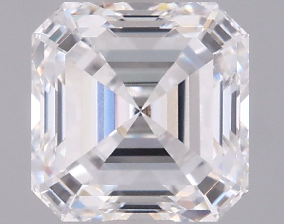 1.53 Carat Asscher Shaped, Excellent Cut, D Color, VVS2 Clarity, IGI Certified Lab Grown Diamond