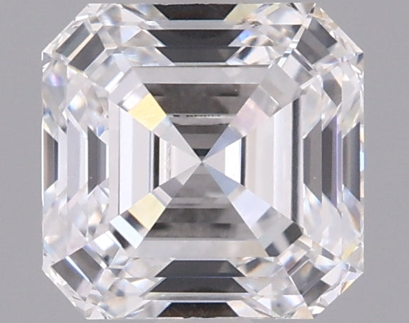1.51 Carat Asscher Shaped, Ideal Cut, D Color, VVS2 Clarity, IGI Certified Lab Grown Diamond