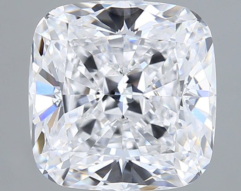 2.51 Carat Cushion Shaped, Ideal Cut, D Color, VS1 Clarity, GIA Certified Lab Grown Diamond