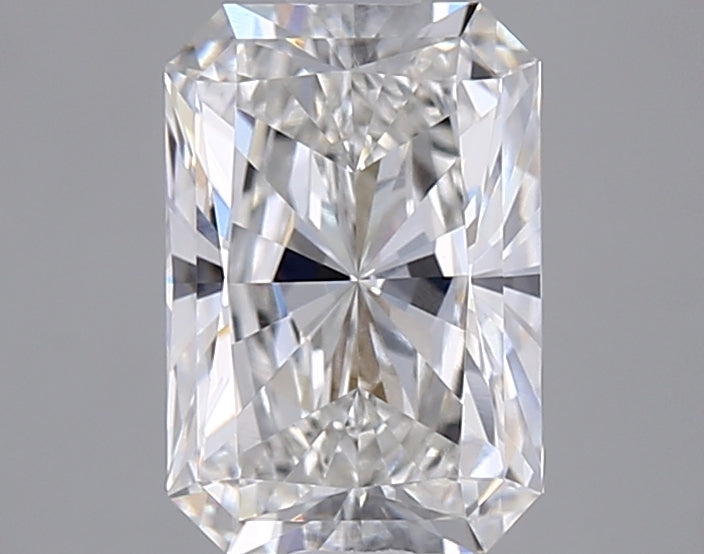 1.72 Carat Radiant Shaped, Ideal Cut, F Color, IF Clarity, IGI Certified Lab Grown Diamond