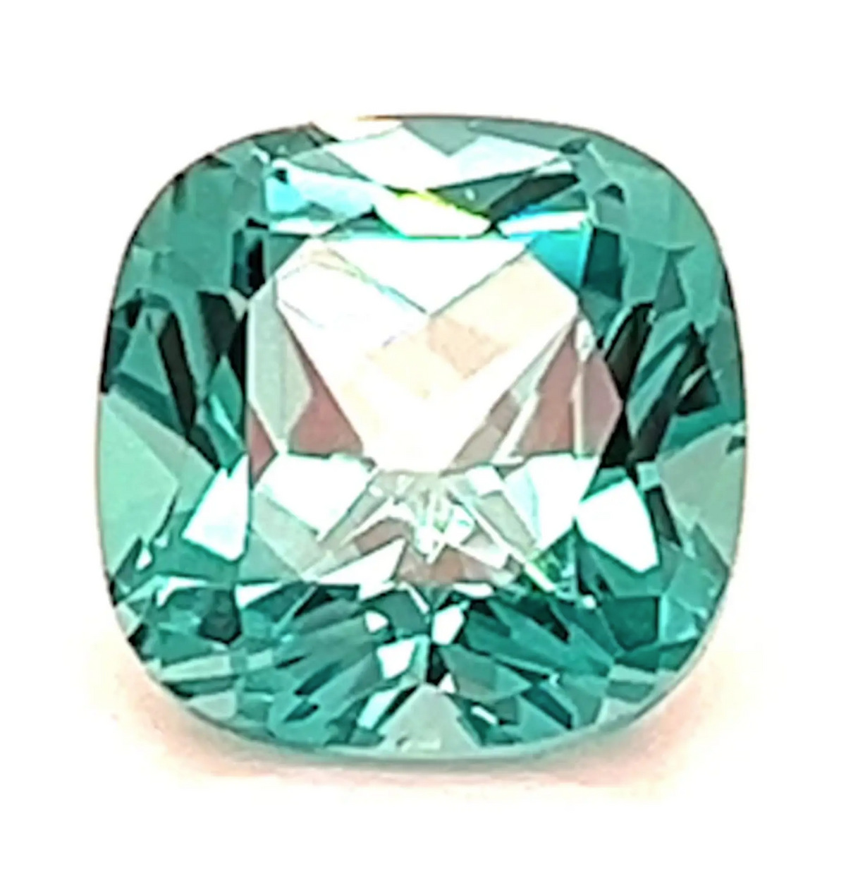 3.29 Carat Cushion Cut Lab-Created Chrysoberyl Peridot