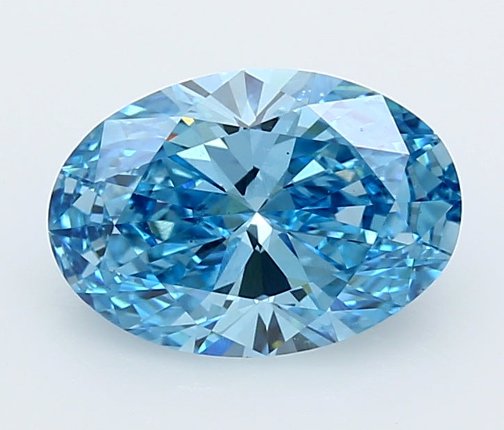 2.47 Carat Oval Shaped, Ideal Cut, VS1 Clarity, IGI Certified Lab Grown Diamond