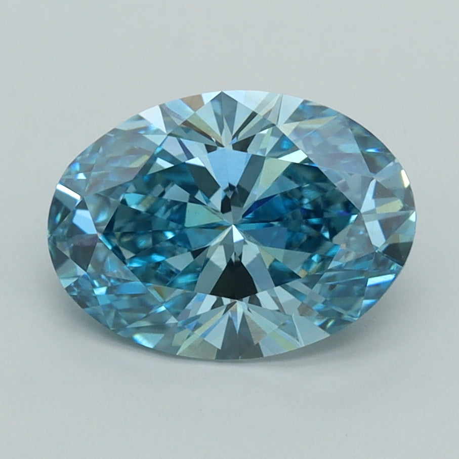 2.03 Carat Oval Shaped, Ideal Cut, VVS2 Clarity, IGI Certified Lab Grown Diamond