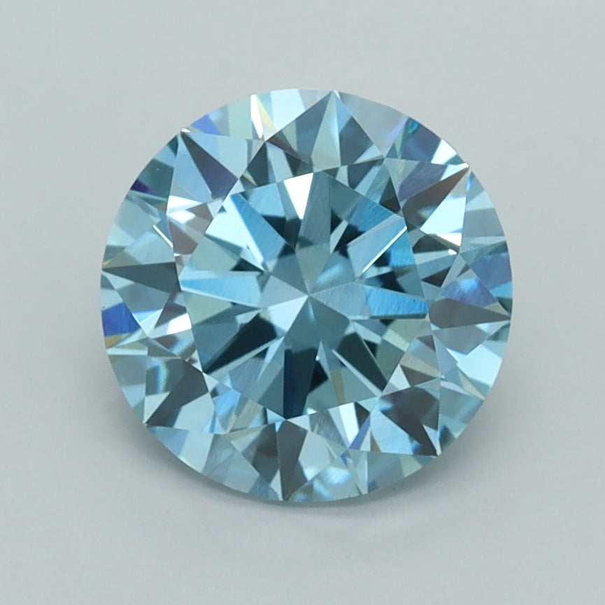 2.01 Carat Round Shaped, Excellent Cut, VVS2 Clarity, IGI Certified Lab Grown Diamond