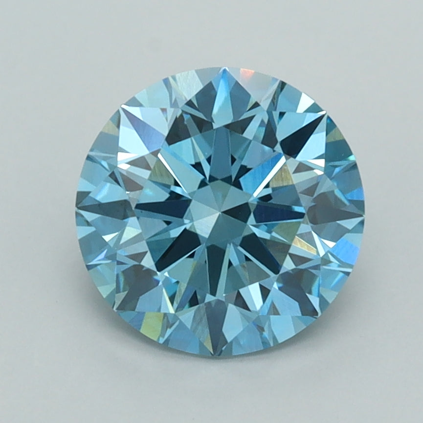2.00 Carat Round Shaped, Ideal Cut, VVS2 Clarity, IGI Certified Lab Grown Diamond