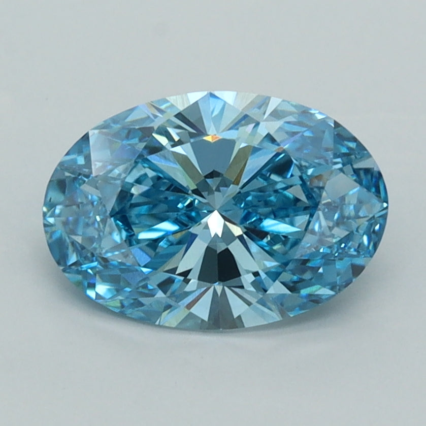 1.54 Carat Oval Shaped, Ideal Cut, VS1 Clarity, IGI Certified Lab Grown Diamond