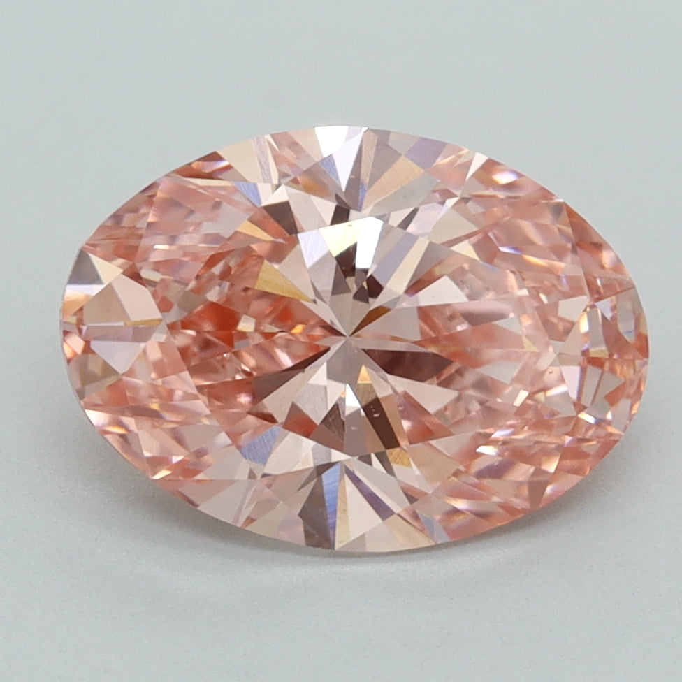 3.08 Carat Oval Shaped, Ideal Cut, VS1 Clarity, IGI Certified Lab Grown Diamond