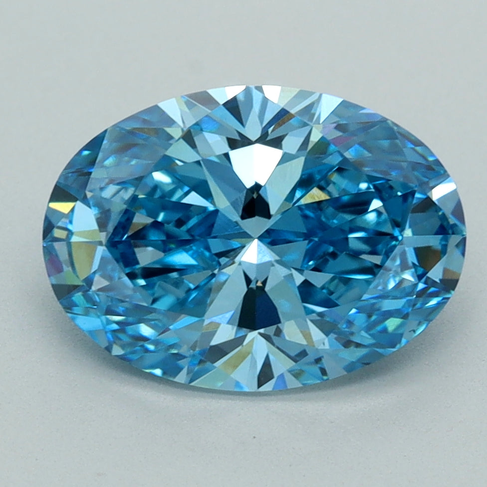 3.24 Carat Oval Shaped, Ideal Cut, VVS2 Clarity, IGI Certified Lab Grown Diamond