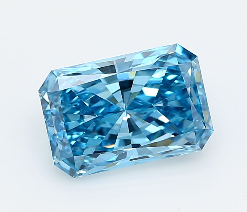 2.02 Carat Radiant Shaped, Ideal Cut, VVS2 Clarity, IGI Certified Lab Grown Diamond