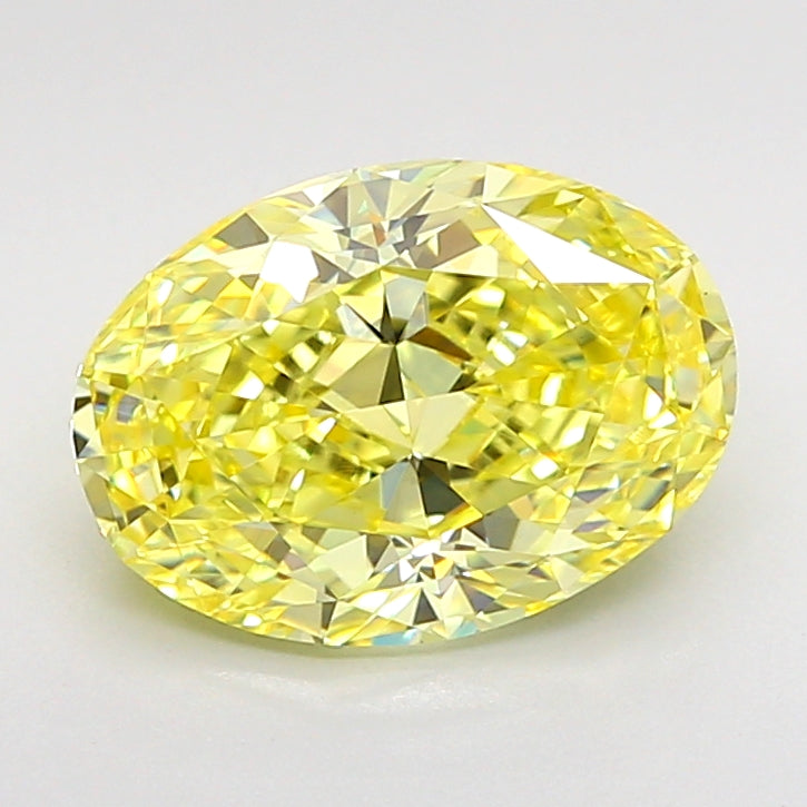 2.25 Carat Oval Shaped, Ideal Cut, VVS2 Clarity, IGI Certified Lab Grown Diamond