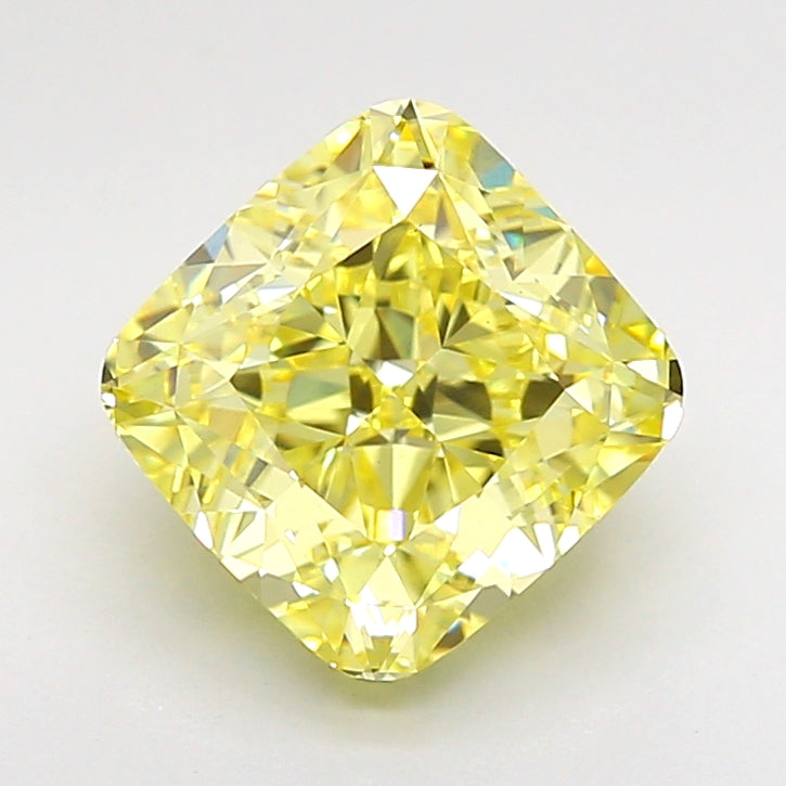 2.59 Carat Cushion Shaped, Excellent Cut, VVS2 Clarity, IGI Certified Lab Grown Diamond