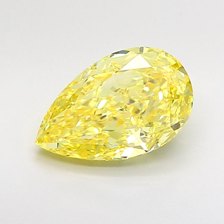 2.53 Carat Pear Shaped, Excellent Cut, VVS2 Clarity, IGI Certified Lab Grown Diamond