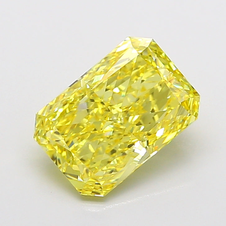 4.12 Carat Radiant Shaped, Ideal Cut, VVS2 Clarity, IGI Certified Lab Grown Diamond