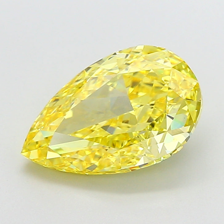5.21 Carat Pear Shaped, Very Good Cut, VVS2 Clarity, IGI Certified Lab Grown Diamond