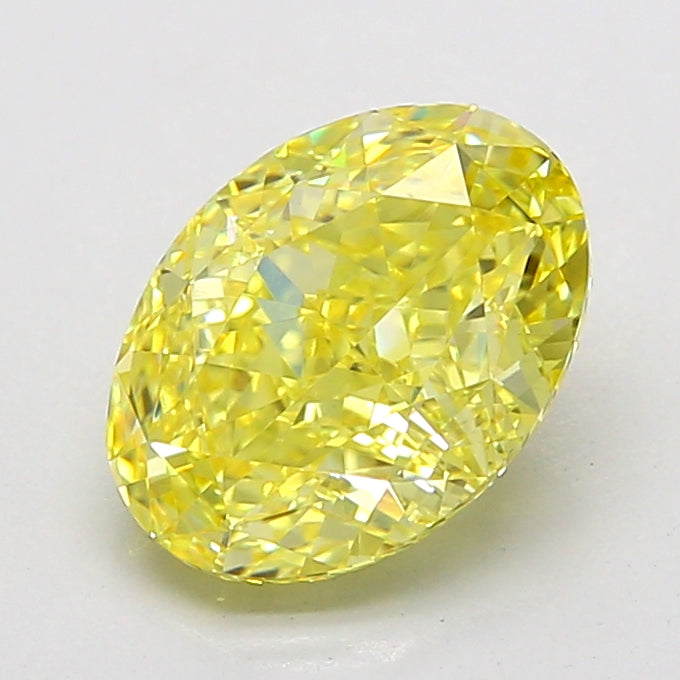 2.14 Carat Oval Shaped, Very Good Cut, VVS2 Clarity, IGI Certified Lab Grown Diamond
