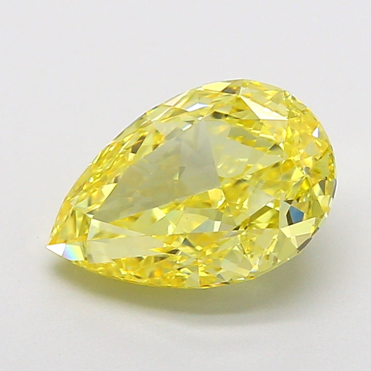 2.44 Carat Pear Shaped, Excellent Cut, VVS2 Clarity, IGI Certified Lab Grown Diamond