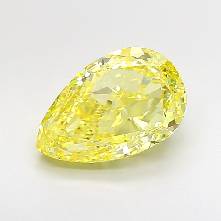 3.15 Carat Pear Shaped, Very Good Cut, VS1 Clarity, IGI Certified Lab Grown Diamond