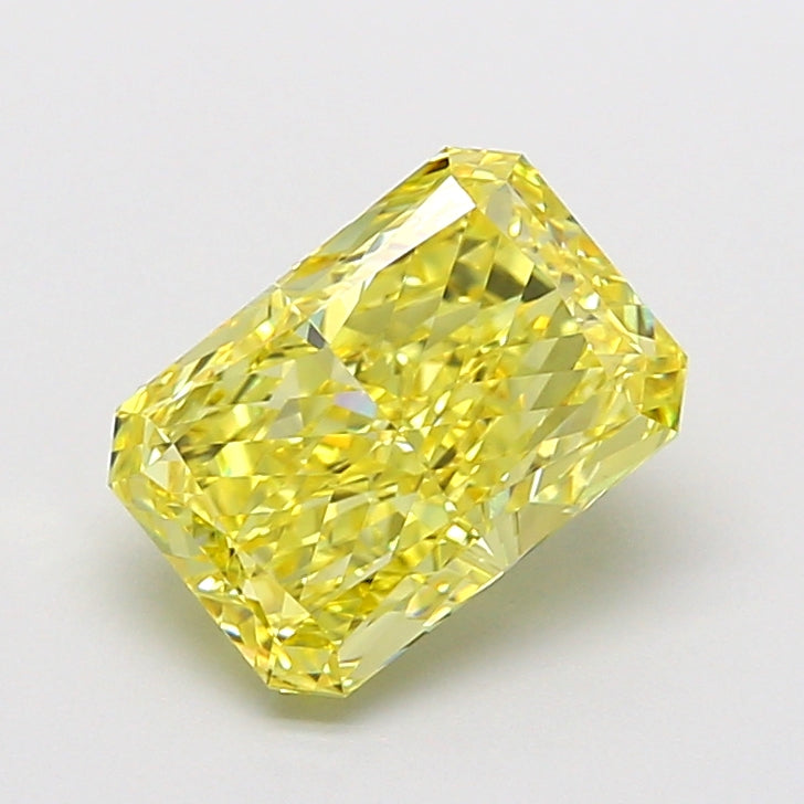 2.55 Carat Radiant Shaped, Ideal Cut, VVS2 Clarity, IGI Certified Lab Grown Diamond