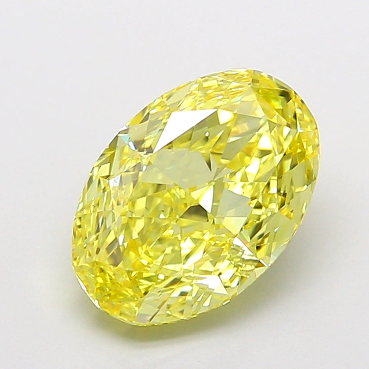 2.95 Carat Oval Shaped, Ideal Cut, VS1 Clarity, IGI Certified Lab Grown Diamond