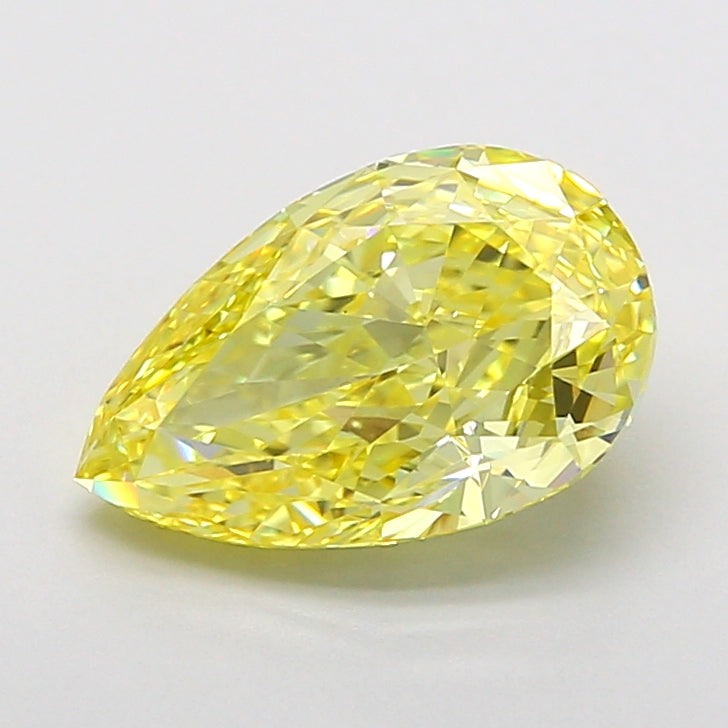 1.84 Carat Pear Shaped, Ideal Cut, VS1 Clarity, IGI Certified Lab Grown Diamond