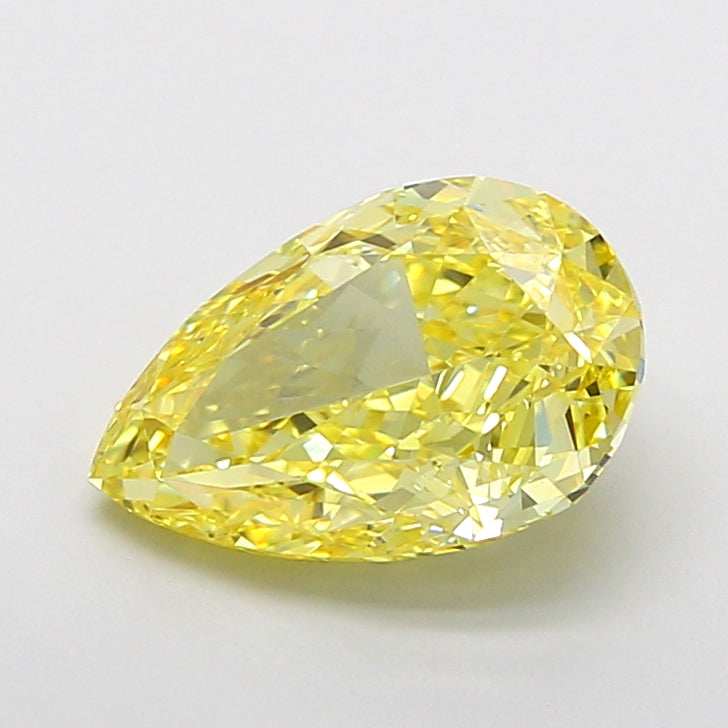 2.90 Carat Pear Shaped, Excellent Cut, VVS2 Clarity, IGI Certified Lab Grown Diamond
