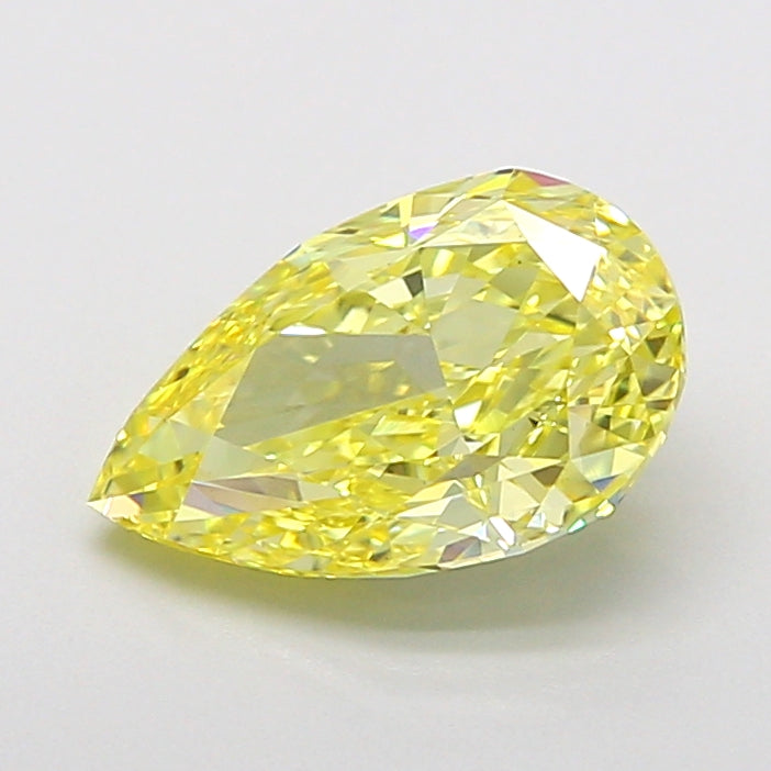 1.53 Carat Pear Shaped, Excellent Cut, VS1 Clarity, IGI Certified Lab Grown Diamond