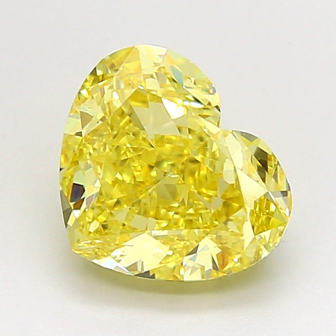 2.04 Carat Heart Shaped, Ideal Cut, VS1 Clarity, IGI Certified Lab Grown Diamond