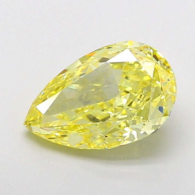 2.50 Carat Pear Shaped, Ideal Cut, VVS2 Clarity, IGI Certified Lab Grown Diamond