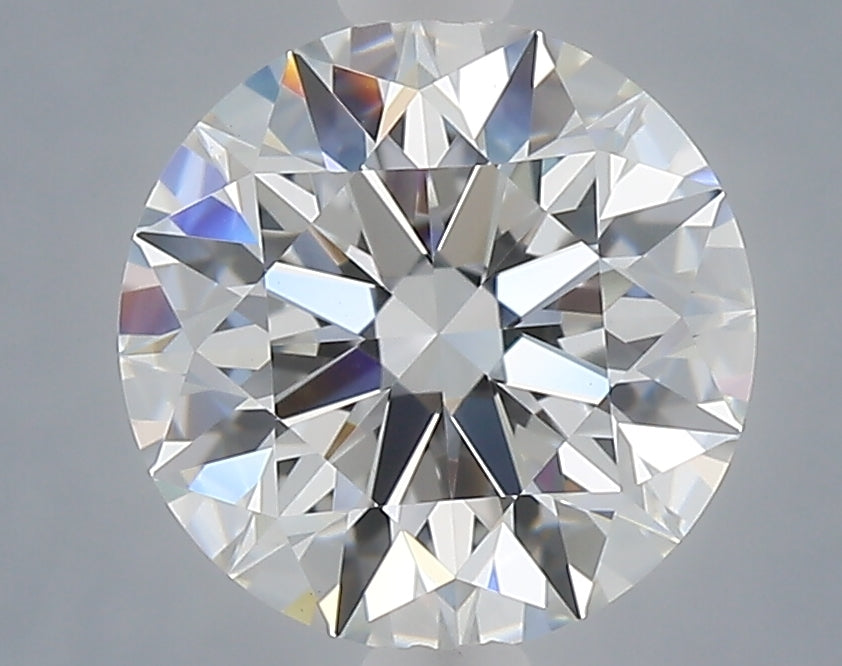 2.07 Carat Round Shaped, Excellent Cut, E Color, VVS2 Clarity, IGI Certified Lab Grown Diamond