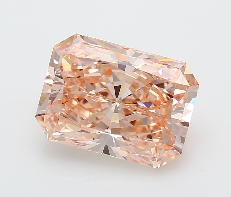 5.04 Carat Radiant Shaped, Ideal Cut, VVS2 Clarity, IGI Certified Lab Grown Diamond