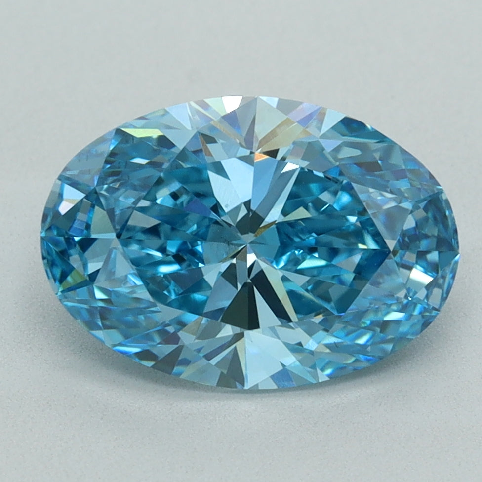 3.07 Carat Oval Shaped, Ideal Cut, VS2 Clarity, IGI Certified Lab Grown Diamond