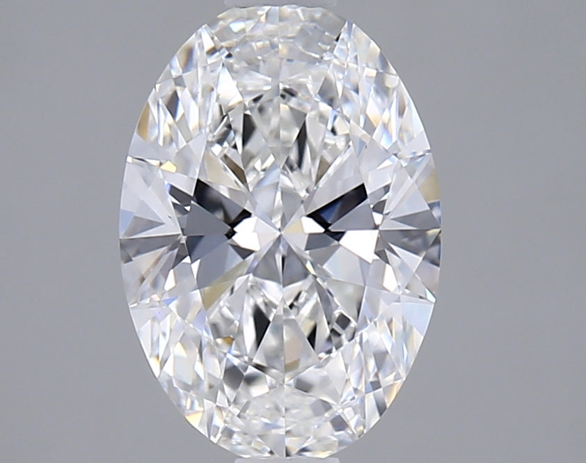 1.57 Carat Oval Shaped, Ideal Cut, E Color, VVS2 Clarity, IGI Certified Lab Grown Diamond