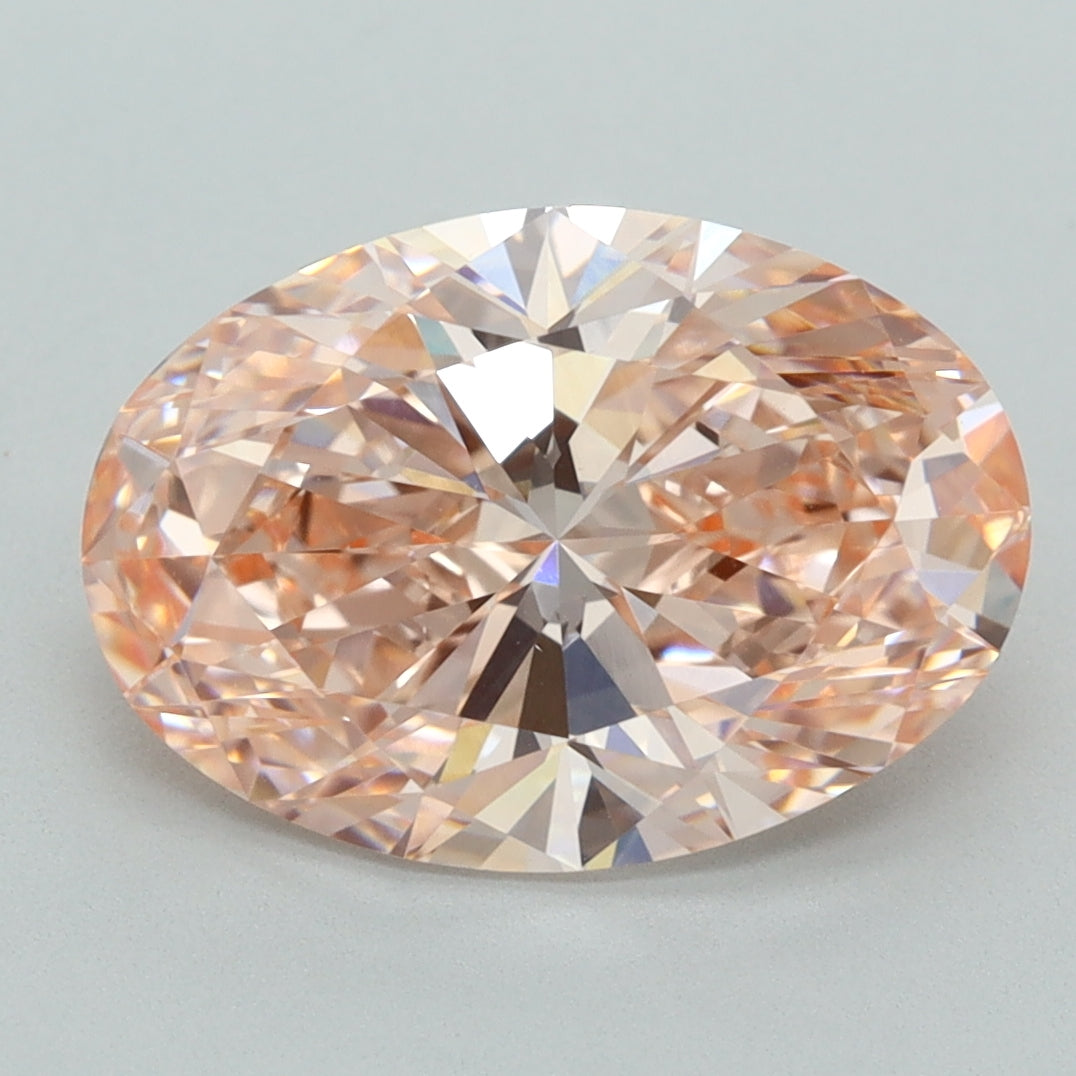 4.34 Carat Oval Shaped, Ideal Cut, VVS2 Clarity, IGI Certified Lab Grown Diamond