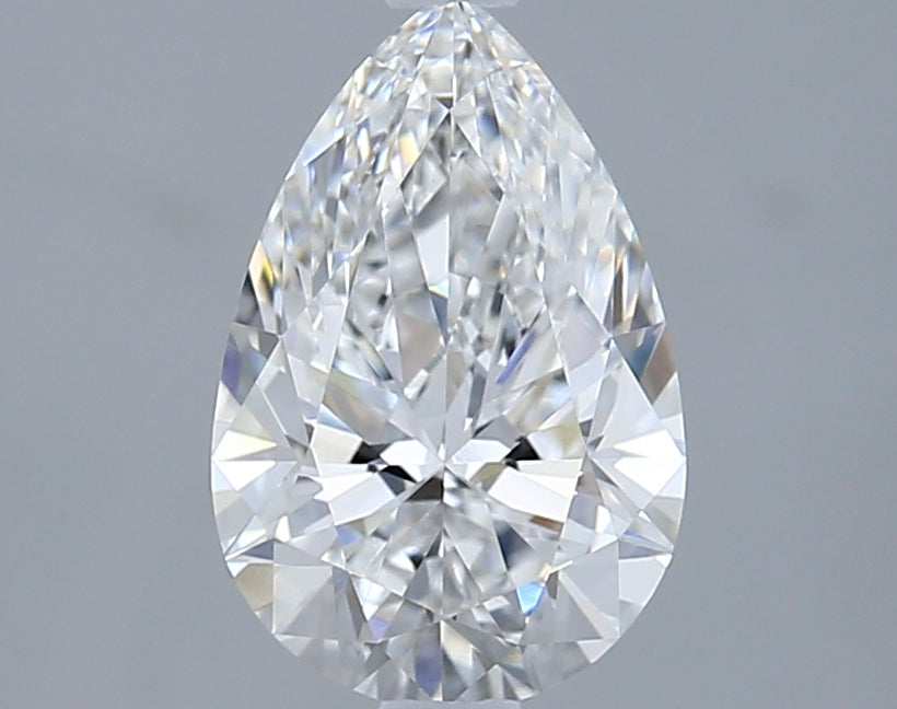 1.58 Carat Pear Shaped, Ideal Cut, E Color, VVS2 Clarity, IGI Certified Lab Grown Diamond