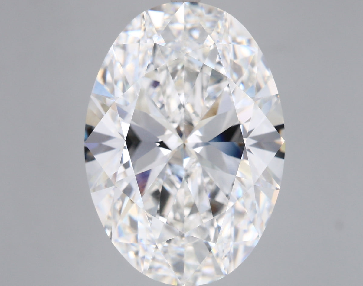 12.07 Carat Oval Shaped, Ideal Cut, E Color, VVS2 Clarity, IGI Certified Lab Grown Diamond