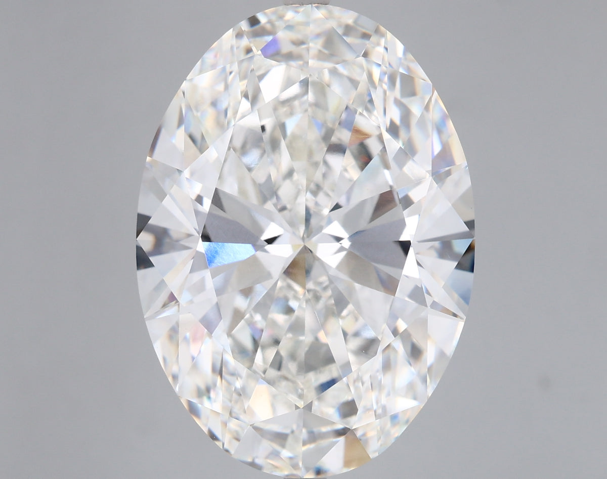 15.04 Carat Oval Shaped, Ideal Cut, F Color, VVS2 Clarity, IGI Certified Lab Grown Diamond