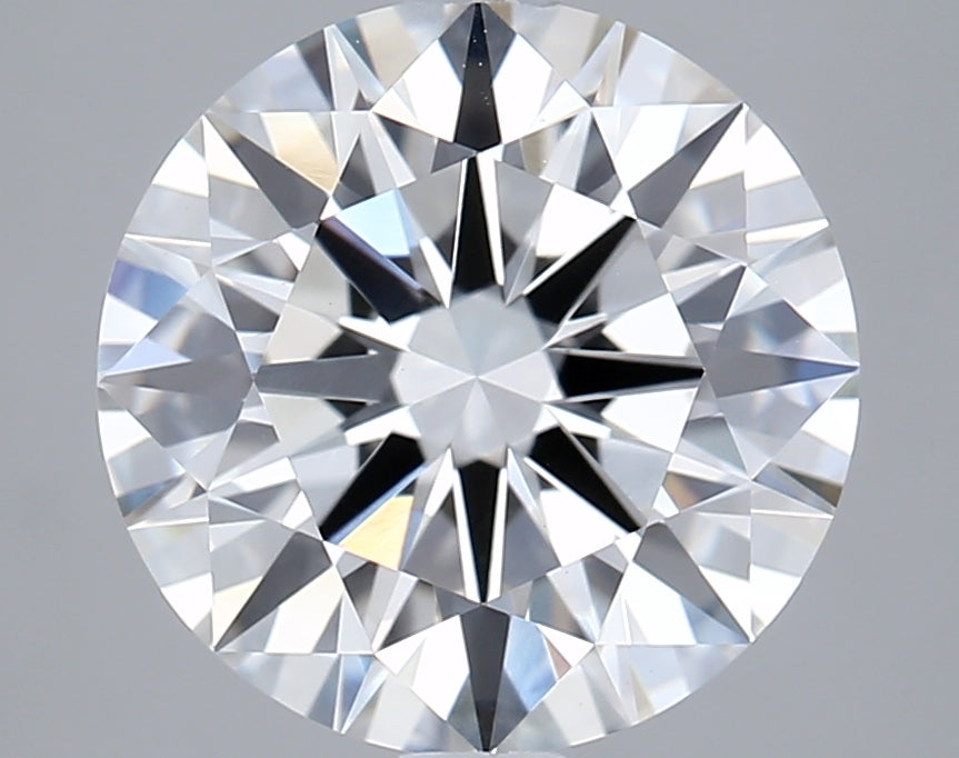 3.04 Carat Round Shaped, Ideal Cut, G Color, VVS2 Clarity, IGI Certified Lab Grown Diamond