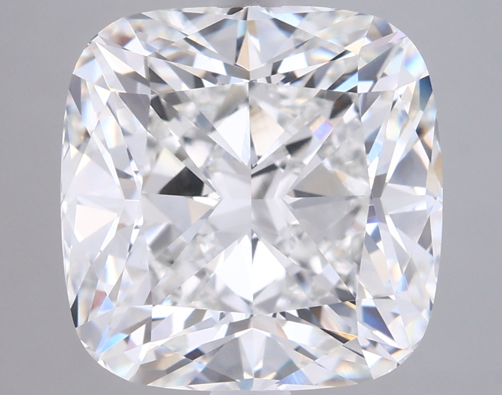 5.00 Carat Cushion Shaped, Ideal Cut, F Color, VVS2 Clarity, IGI Certified Lab Grown Diamond