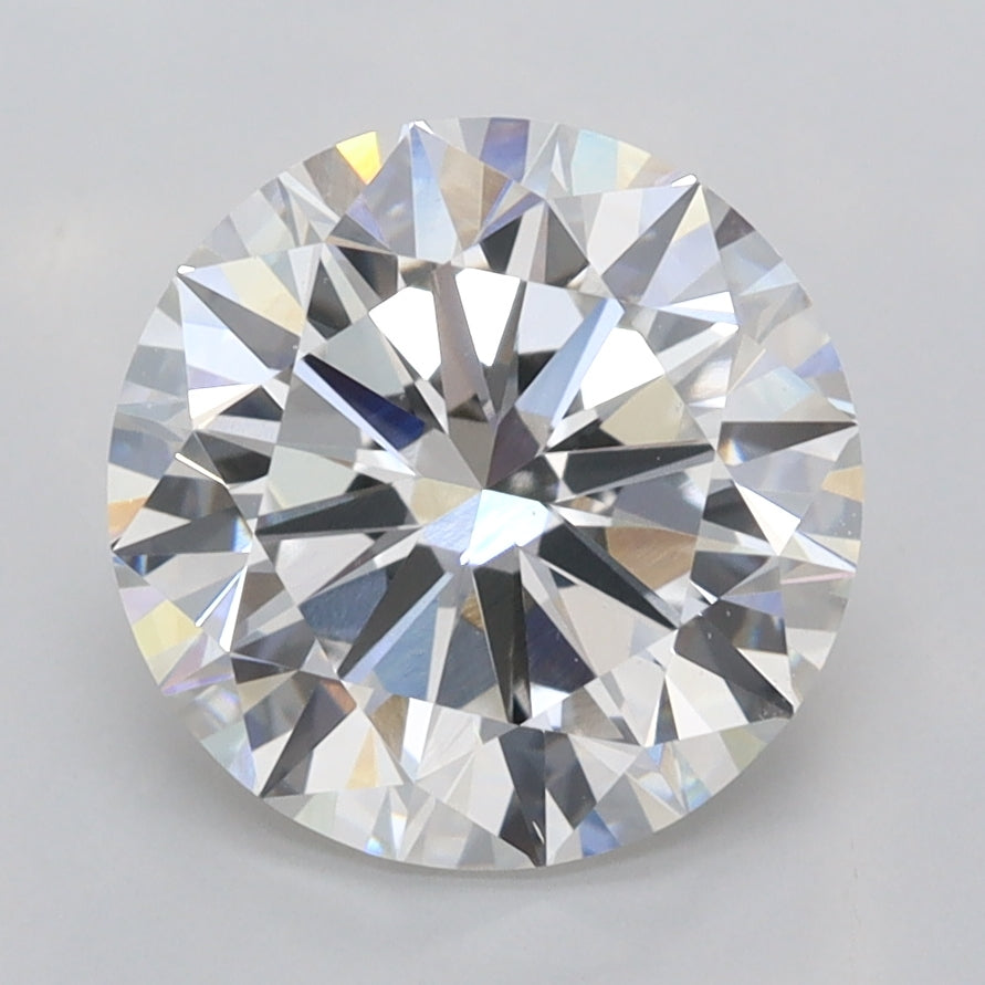 3.01 Carat Round Shaped, Excellent Cut, F Color, VS2 Clarity, IGI Certified Lab Grown Diamond