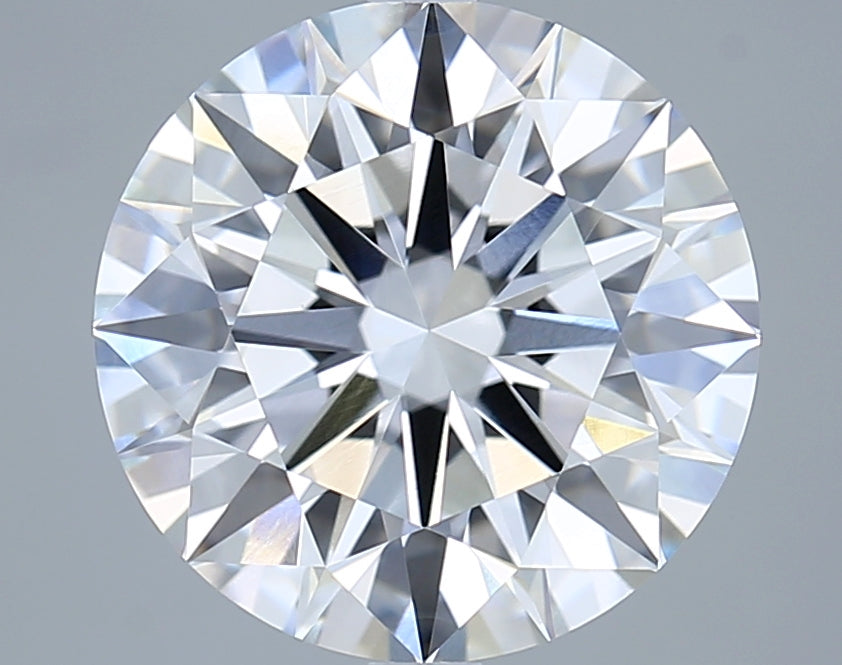 5.05 Carat Round Shaped, Ideal Cut, E Color, VVS2 Clarity, IGI Certified Lab Grown Diamond
