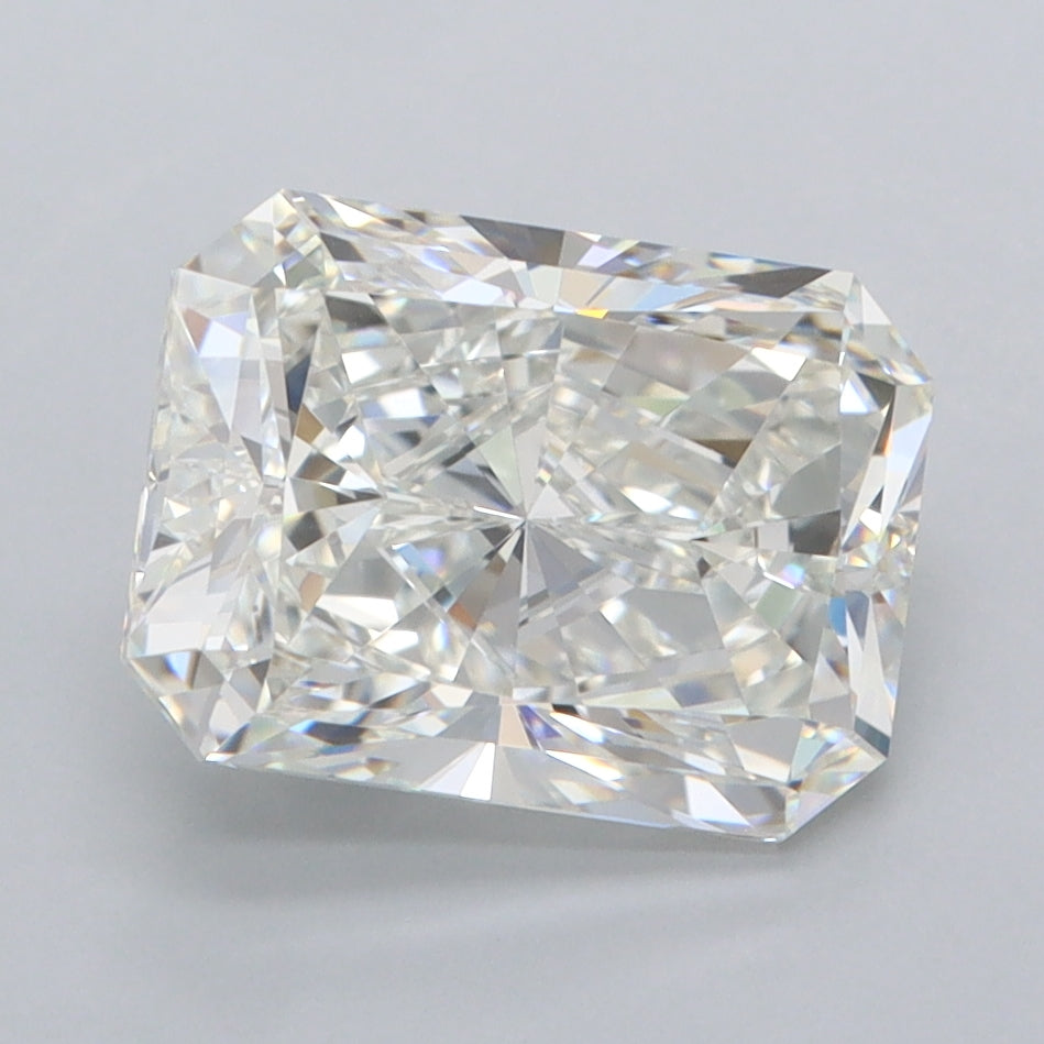 3.05 Carat Radiant Shaped, Ideal Cut, G Color, VVS2 Clarity, IGI Certified Lab Grown Diamond