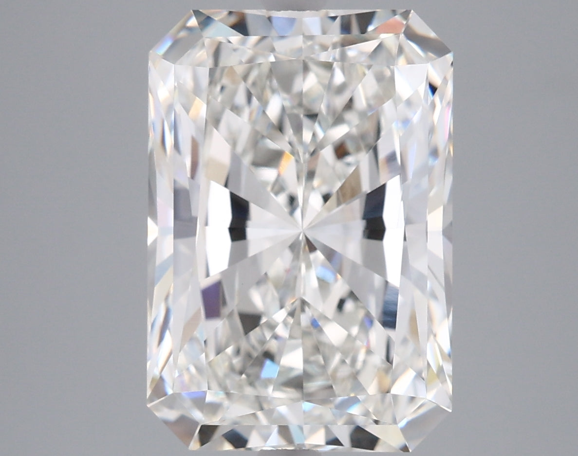5.02 Carat Radiant Shaped, Ideal Cut, G Color, VVS2 Clarity, IGI Certified Lab Grown Diamond