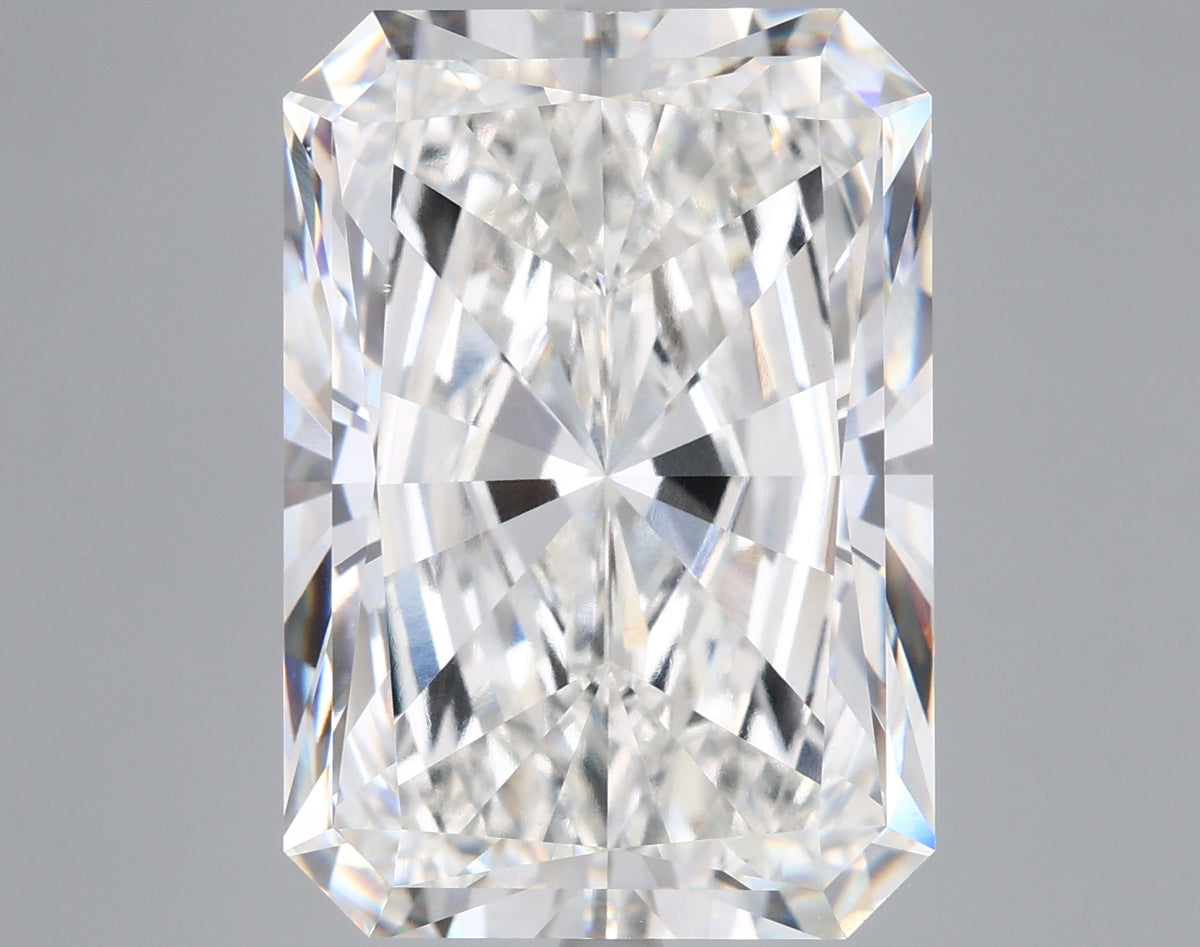 14.00 Carat Radiant Shaped, Excellent Cut, G Color, VVS2 Clarity, IGI Certified Lab Grown Diamond