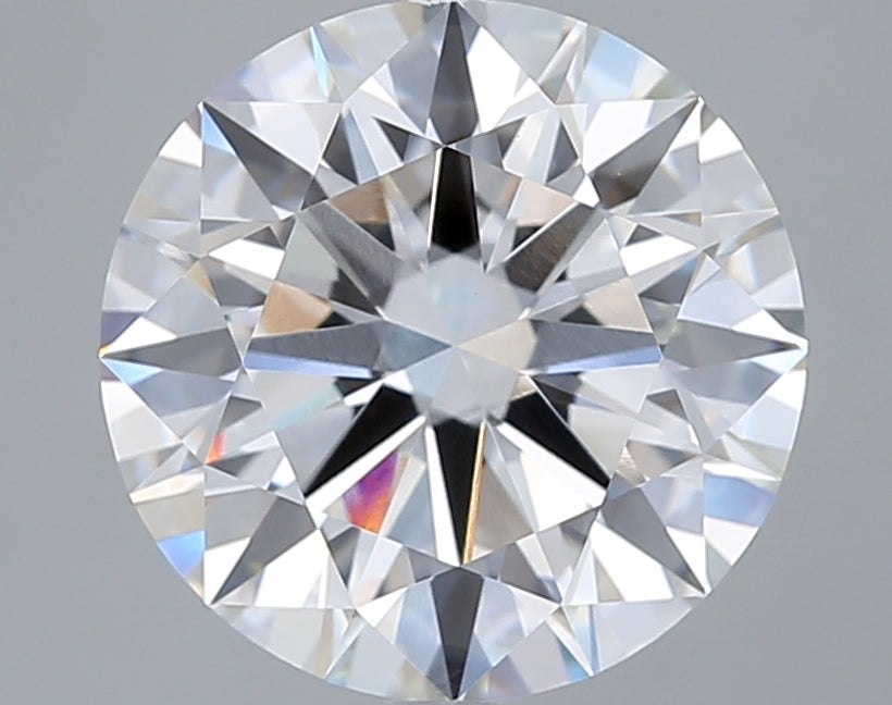 5.04 Carat Round Shaped, Ideal Cut, F Color, VVS2 Clarity, IGI Certified Lab Grown Diamond