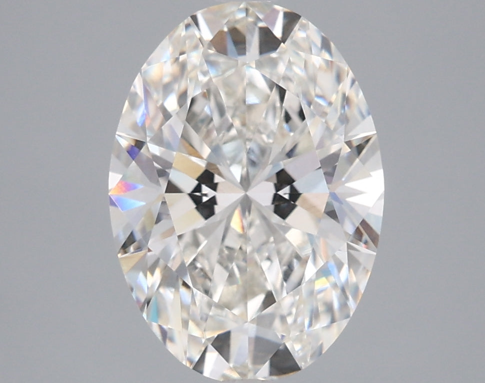 3.03 Carat Oval Shaped, Ideal Cut, G Color, VVS2 Clarity, IGI Certified Lab Grown Diamond